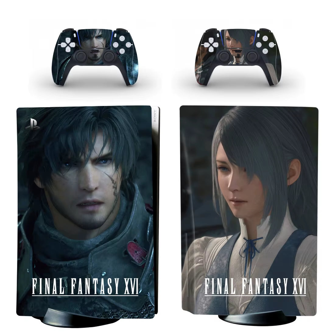 Game Final Fantasy 16 PS5 Disc Skin Sticker Decal Cover for Console & Controllers PS5 Disk Skin Sticker Vinyl
