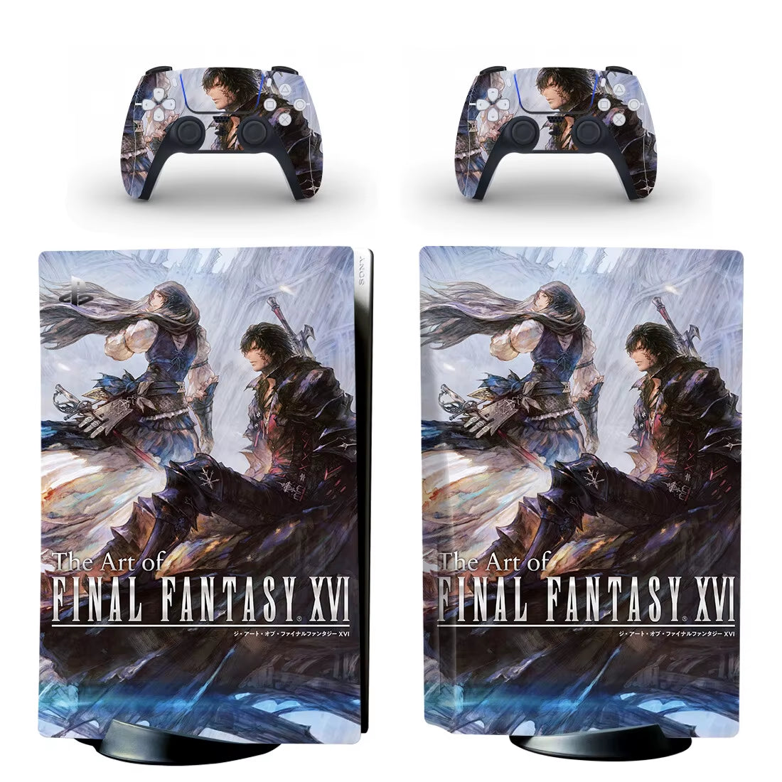 Game Final Fantasy 16 PS5 Disc Skin Sticker Decal Cover for Console & Controllers PS5 Disk Skin Sticker Vinyl