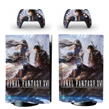 Game Final Fantasy 16 PS5 Disc Skin Sticker Decal Cover for Console & Controllers PS5 Disk Skin Sticker Vinyl