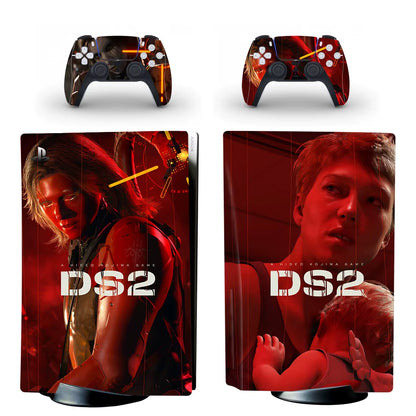 Death Stranding 2 PS5 Disc Skin Sticker Decal Cover for Console & Controllers PS5 Disk Skin Sticker Vinyl
