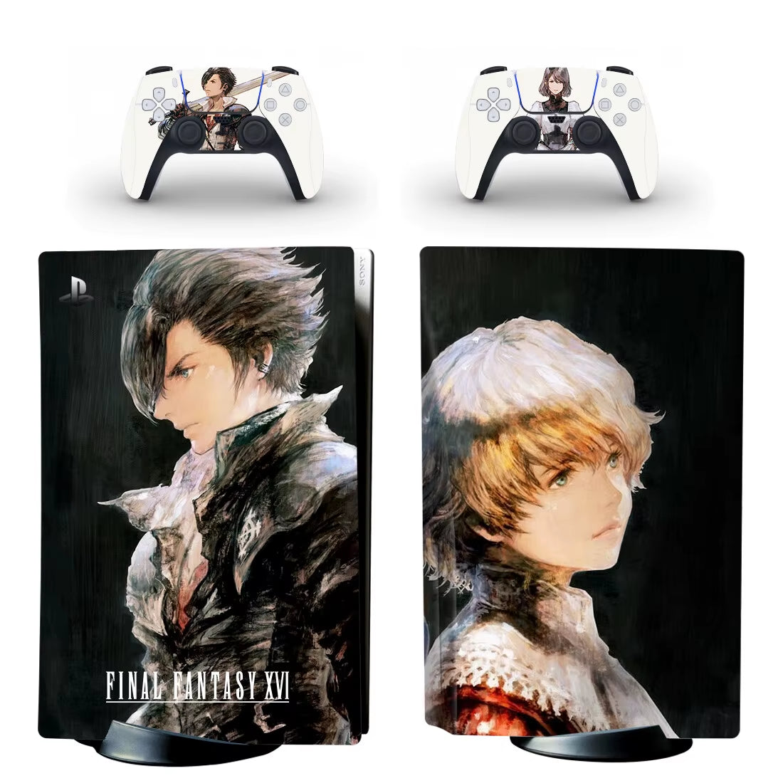 Game Final Fantasy 16 PS5 Disc Skin Sticker Decal Cover for Console & Controllers PS5 Disk Skin Sticker Vinyl