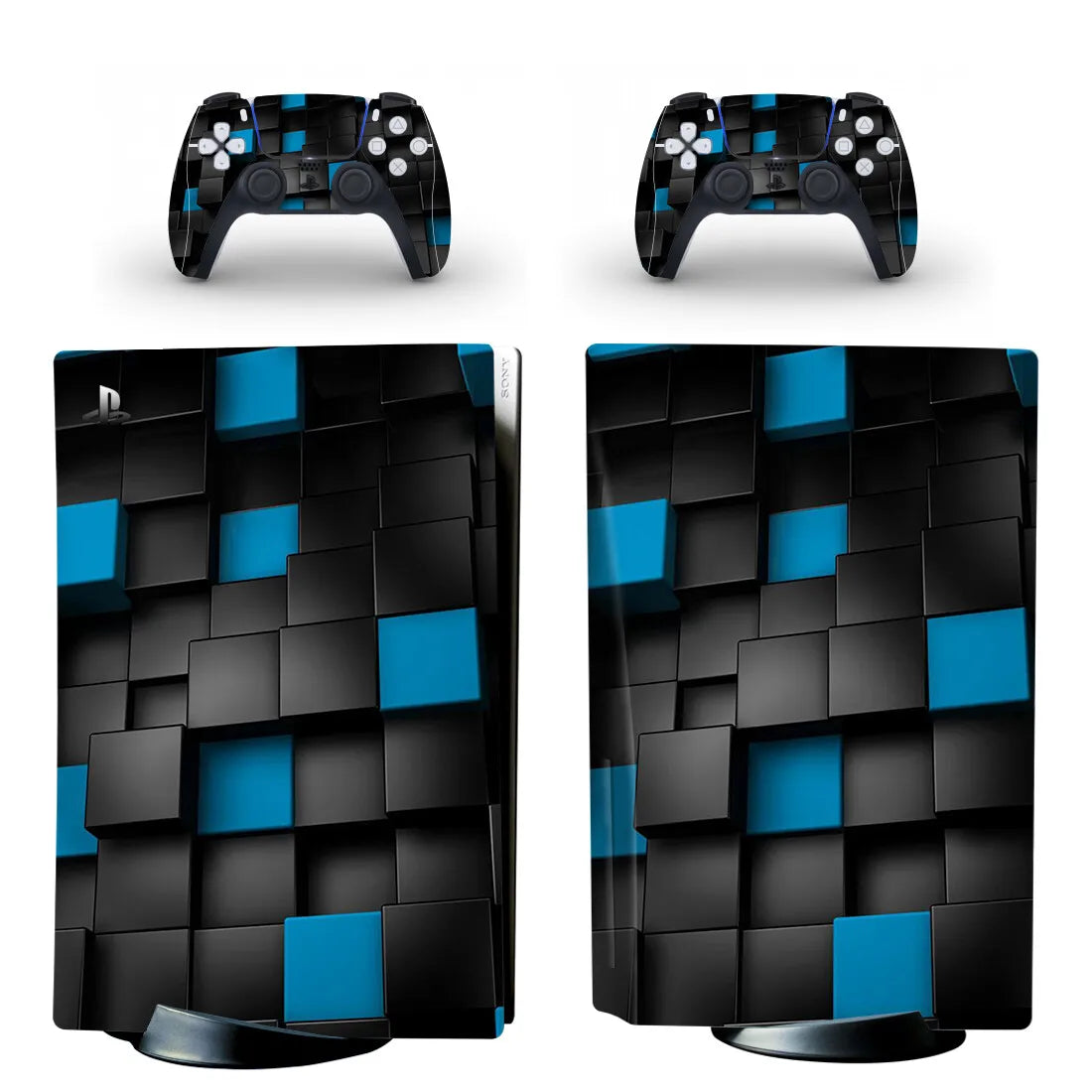 Custom Design PS5 Disc Skin Sticker Decal Cover for Console and 2 Controllers PS5 Disk Skin Sticker Vinyl