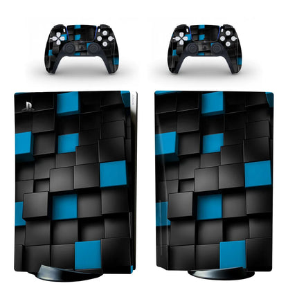Custom Design PS5 Disc Skin Sticker Decal Cover for Console and 2 Controllers PS5 Disk Skin Sticker Vinyl