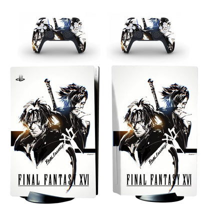 Game Final Fantasy 16 PS5 Disc Skin Sticker Decal Cover for Console & Controllers PS5 Disk Skin Sticker Vinyl