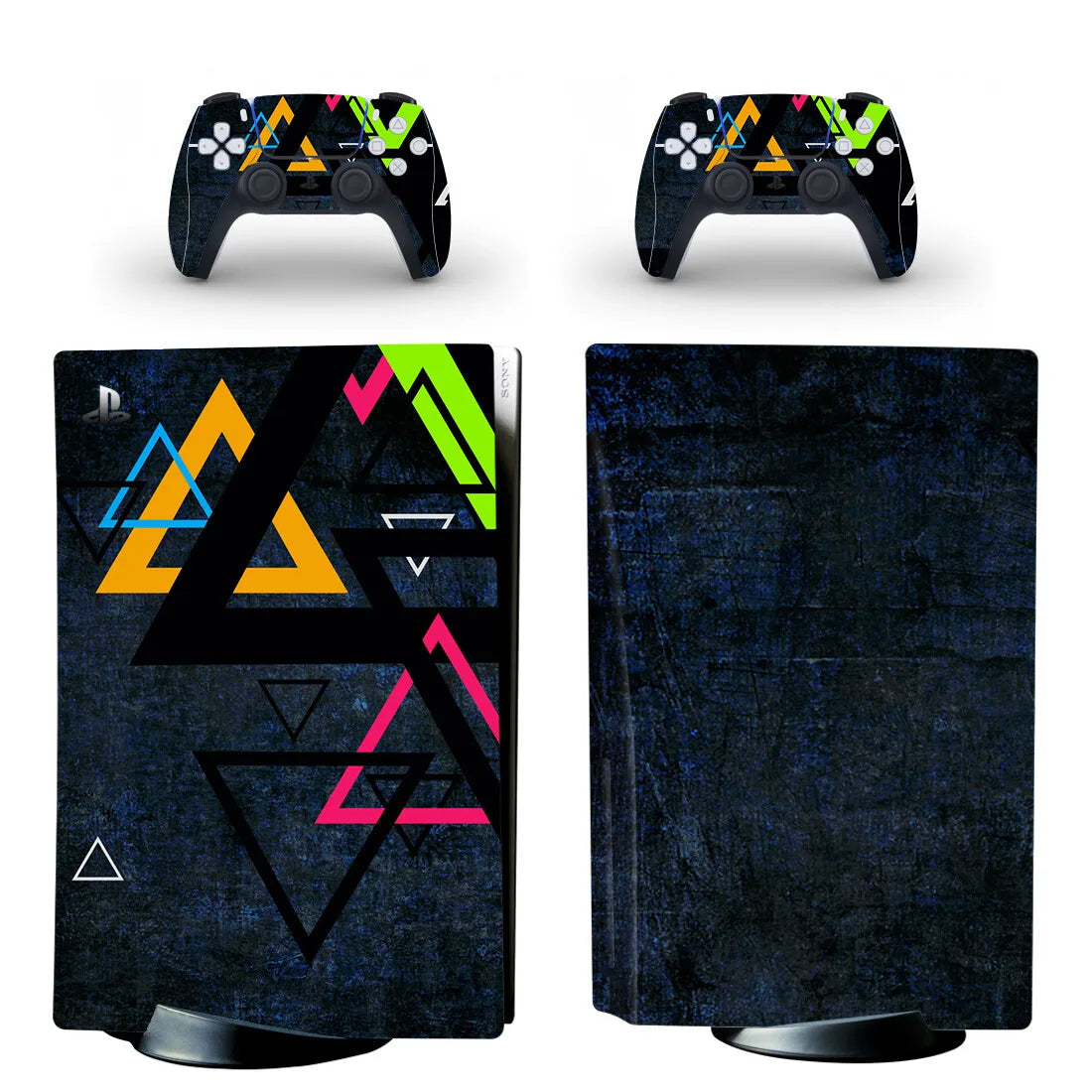 Custom Design PS5 Disc Skin Sticker Decal Cover for Console and 2 Controllers PS5 Disk Skin Sticker Vinyl